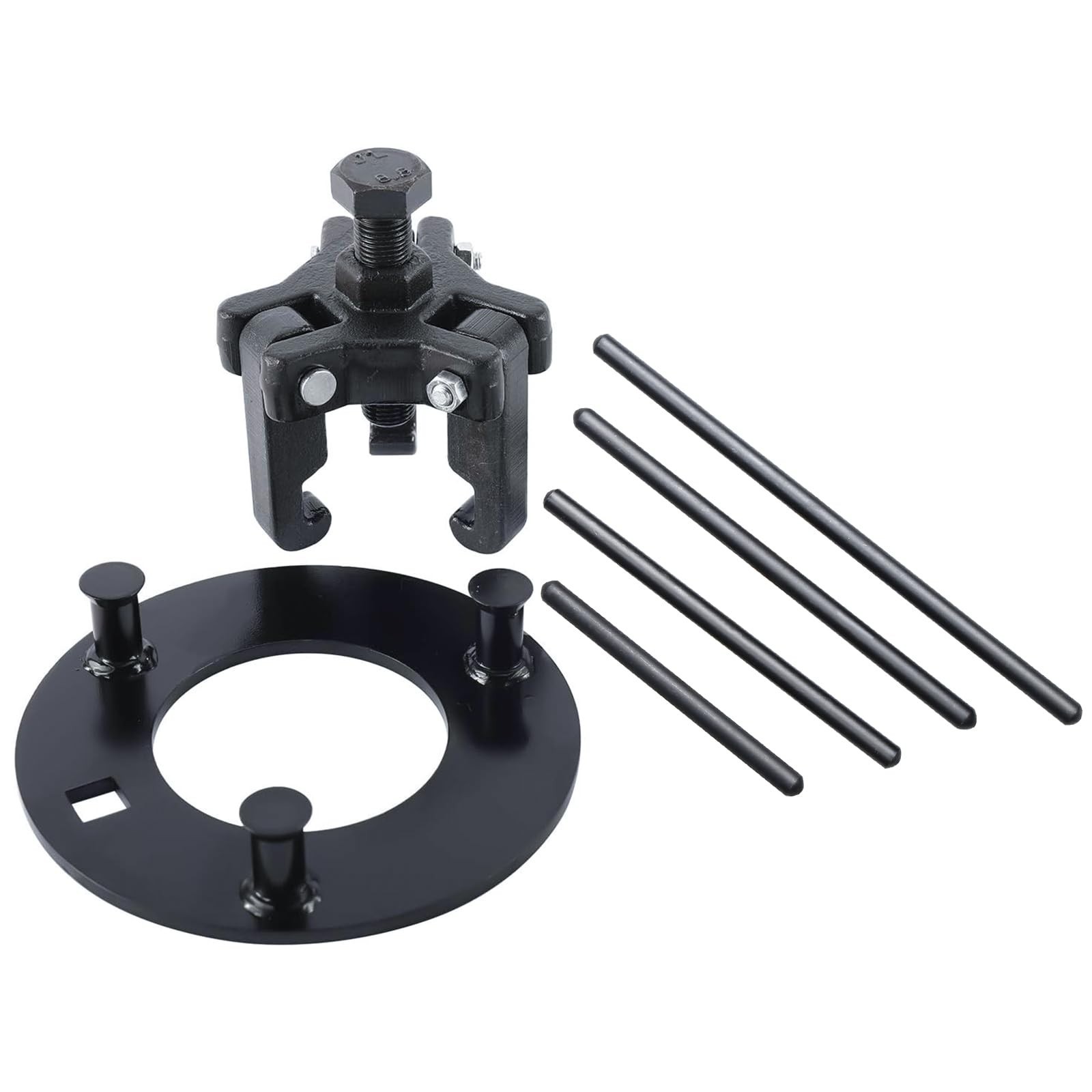 Harmonic Balancer Puller Set - Damper Pulley Tool for Chevy, Ford, GM, Mitsubish