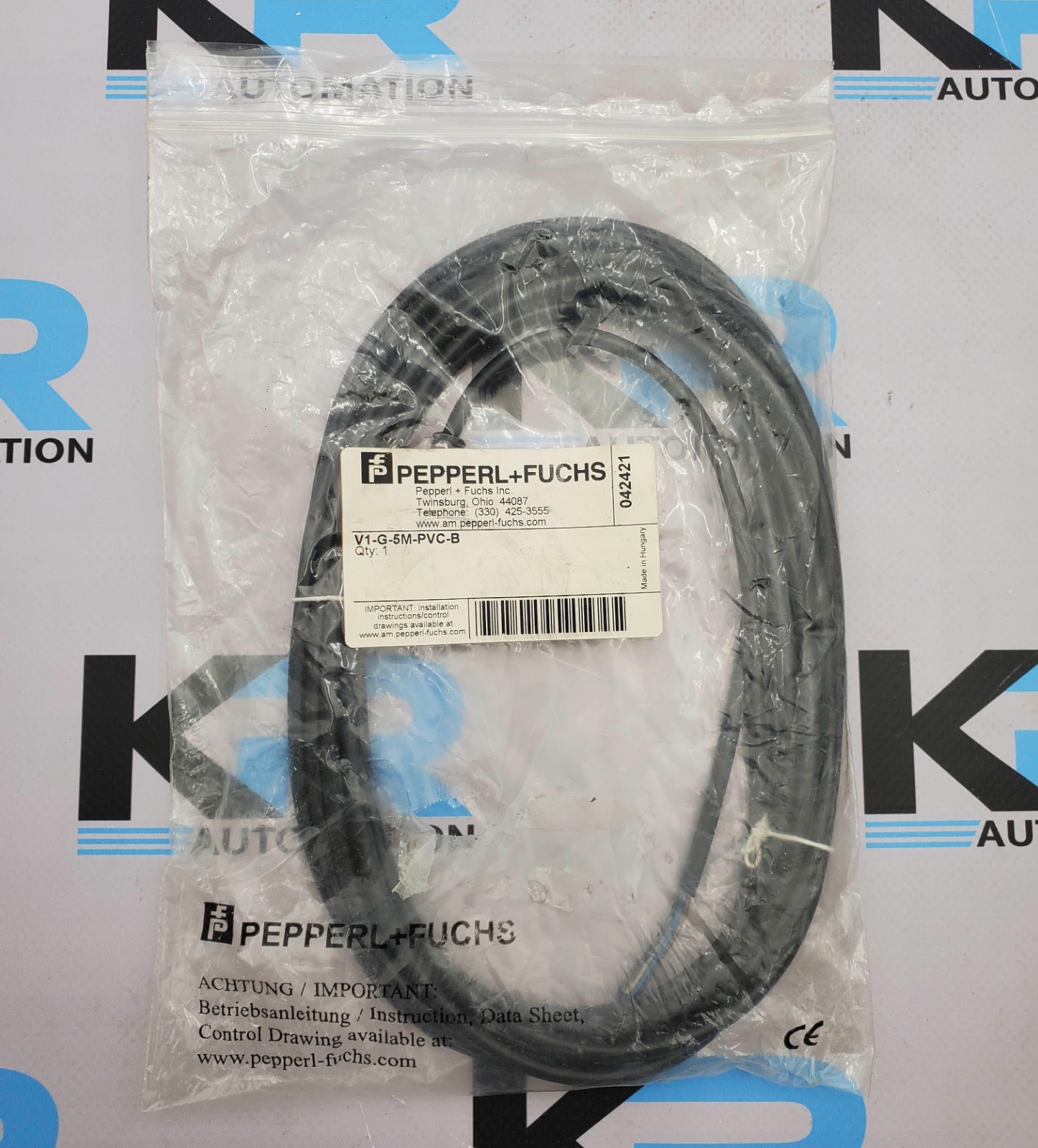 Papperl Fuchs V1-G-5M-PVC-B Connector Cable