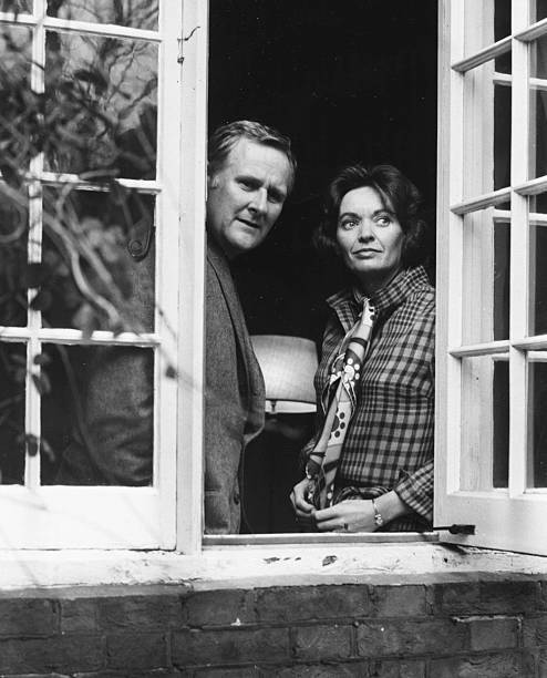 Portrait Of Actor Peter Vaughan And His Wife Lillias Walker Old Photo
