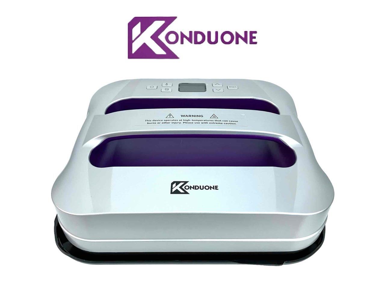 Konduone Smart Heat Press Machine 12" x 10" Heat Transfer T-Shirts HTV Vinyl HP3