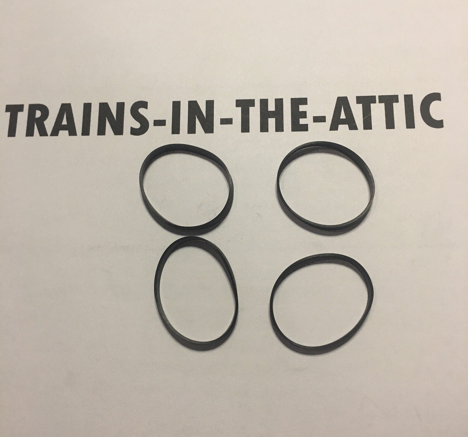 MTH TRACTION TIRE DE-27 PREMIER/RAILKING STEAM  SET OF 4EA MTH TIRES ACTUAL MTH