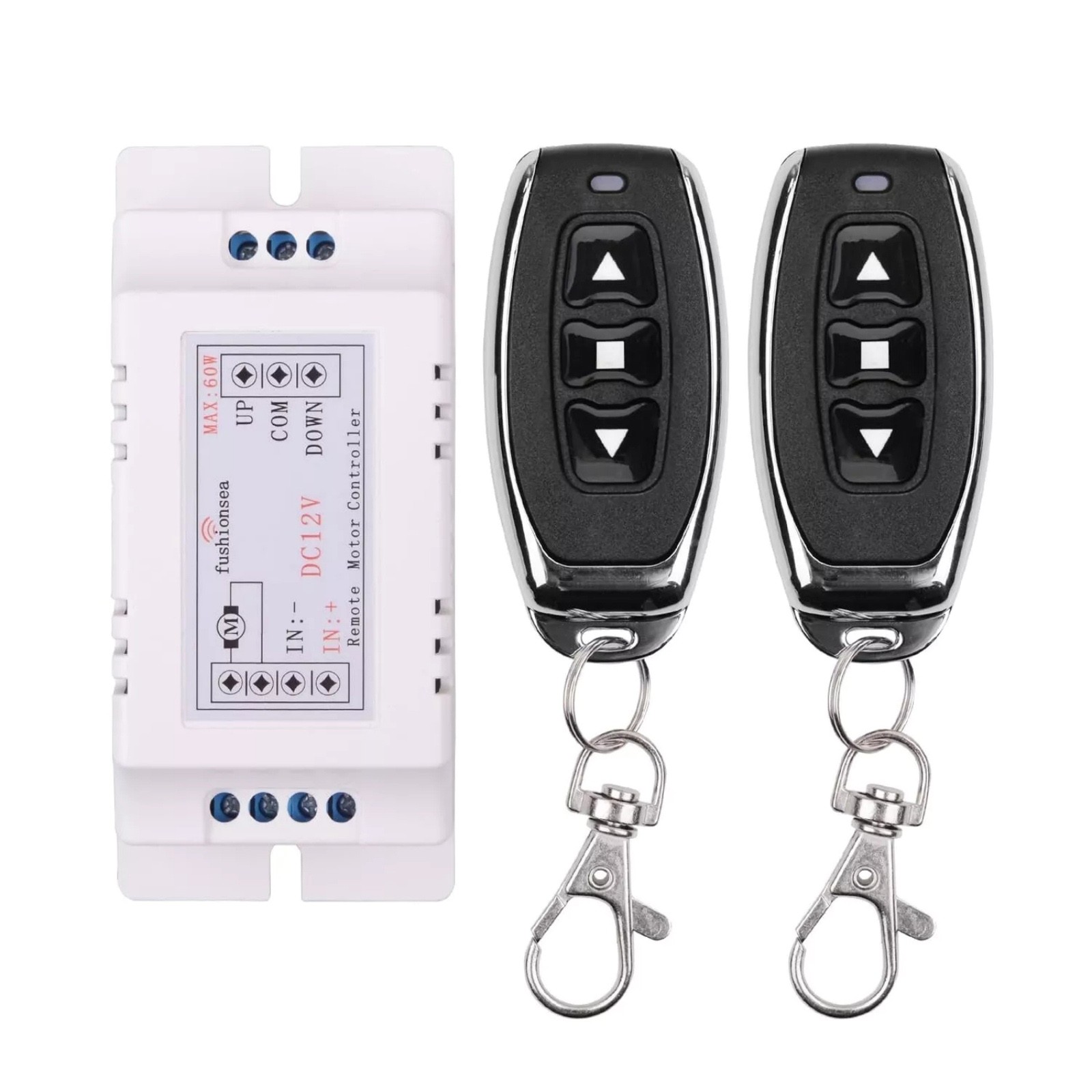 Universal Motor Wireless Remote 12V Switch 2 Channel RF433MHz Remote Control