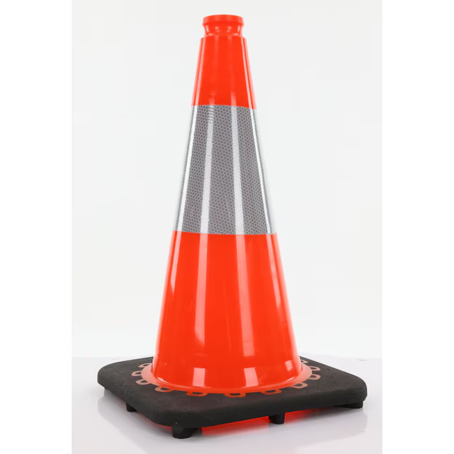 Cordova Safety Products 18-in Orange Traffic safety cone