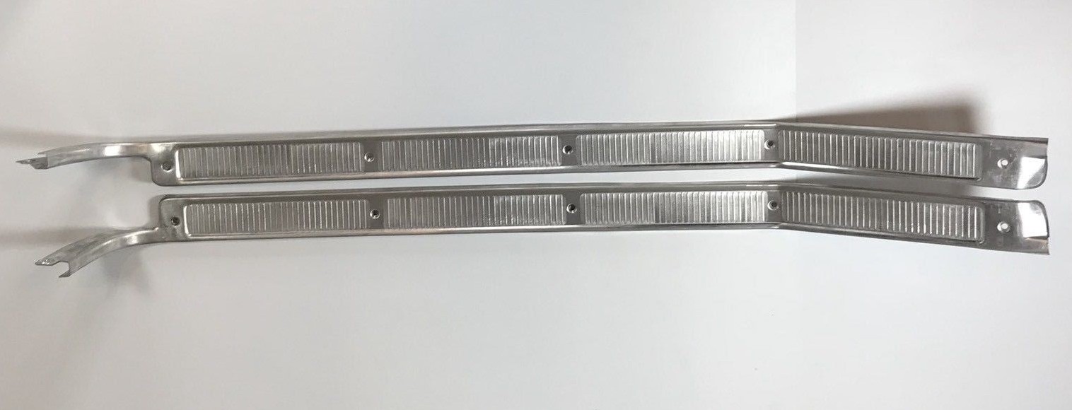 Pair (2) Truck Door Sill Plates For 1967-1972 Ford Pickup (F-100-F750)