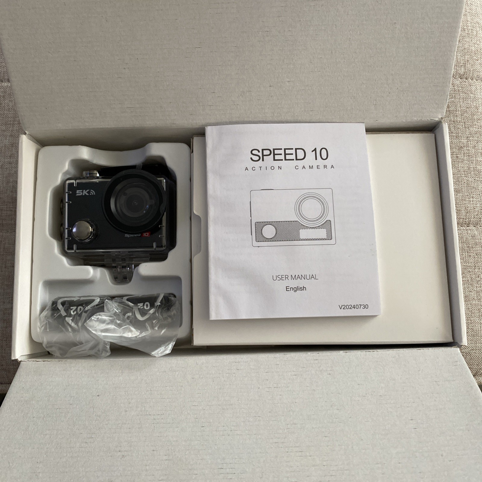 Camera. Speed 10 Action Camera 5K 30FPS Waterproof Camera Black