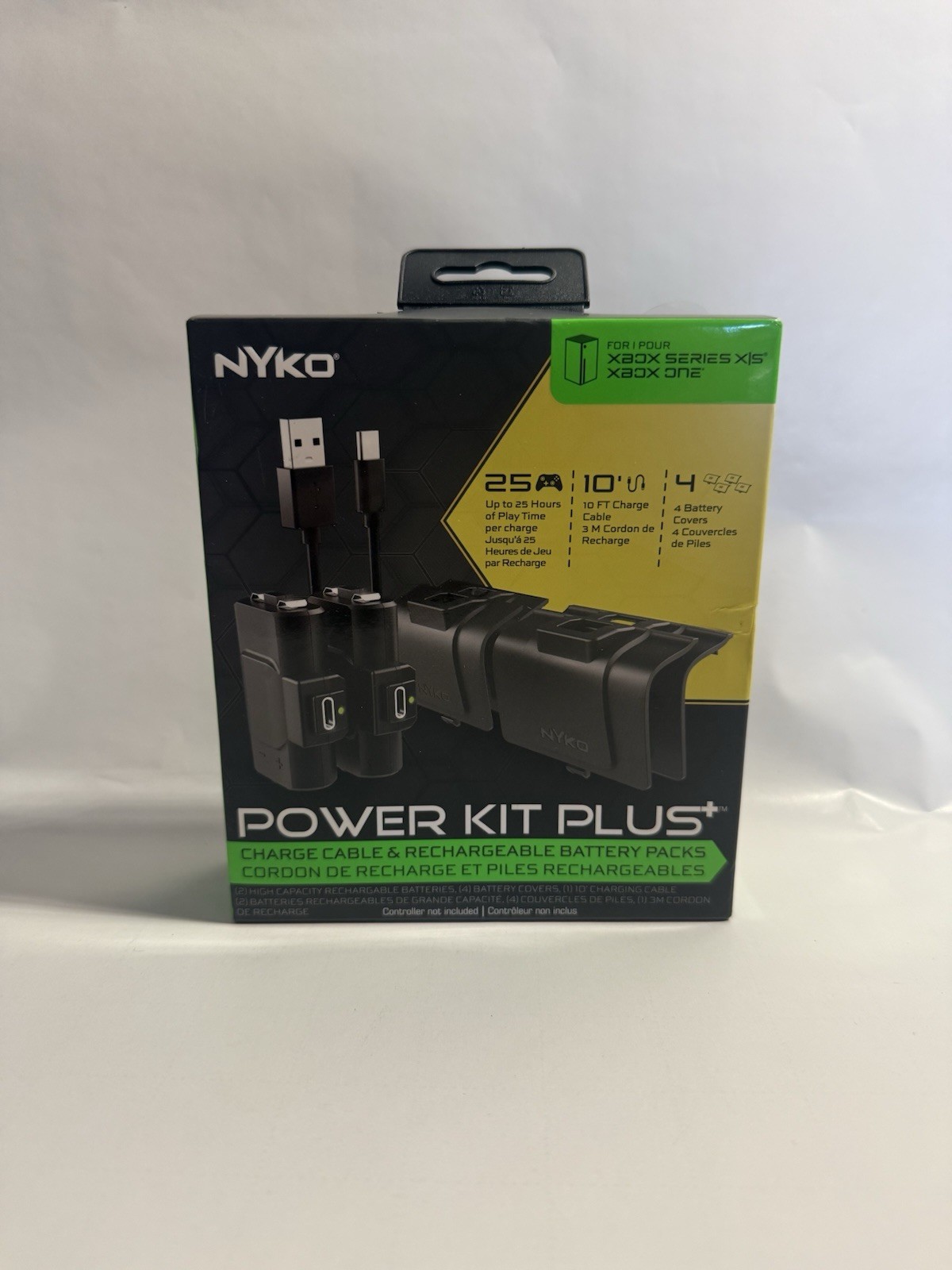 POWER KIT plus Charge Cable And Rechargeble Battery NYKO for xbox series