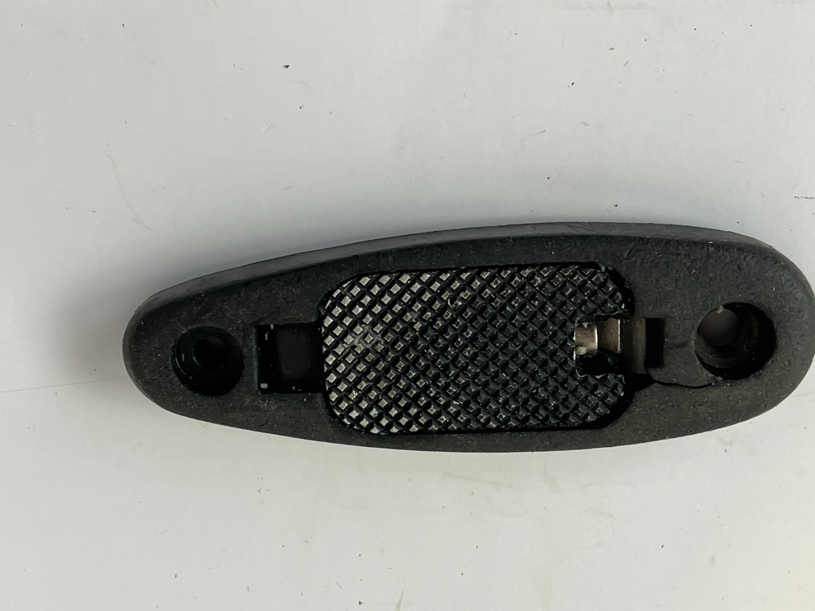 Vintage Resin Ribbed Trapdoor Butt Plate Stock