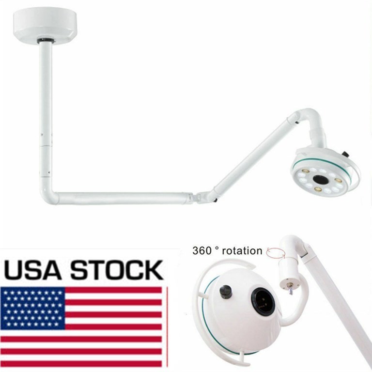 36W LED Ceiling Mounted Surgical Medical Exam Cold Light Shadowless Lamp 800mm
