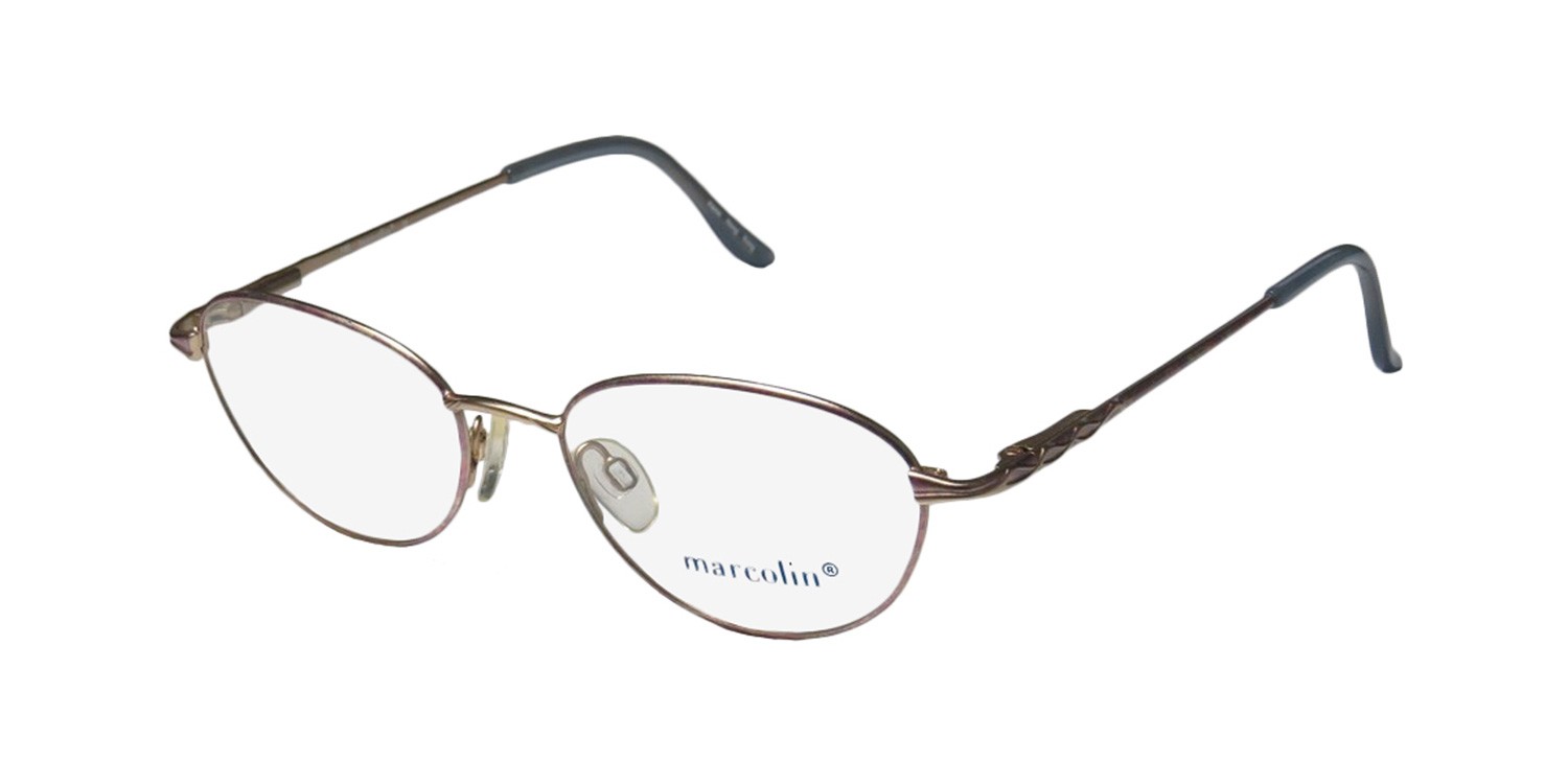 NEW MARCOLIN 7210 EYEGLASSES METAL FULL-RIM UNISEX VINTAGE 52-17-135 OVAL 266