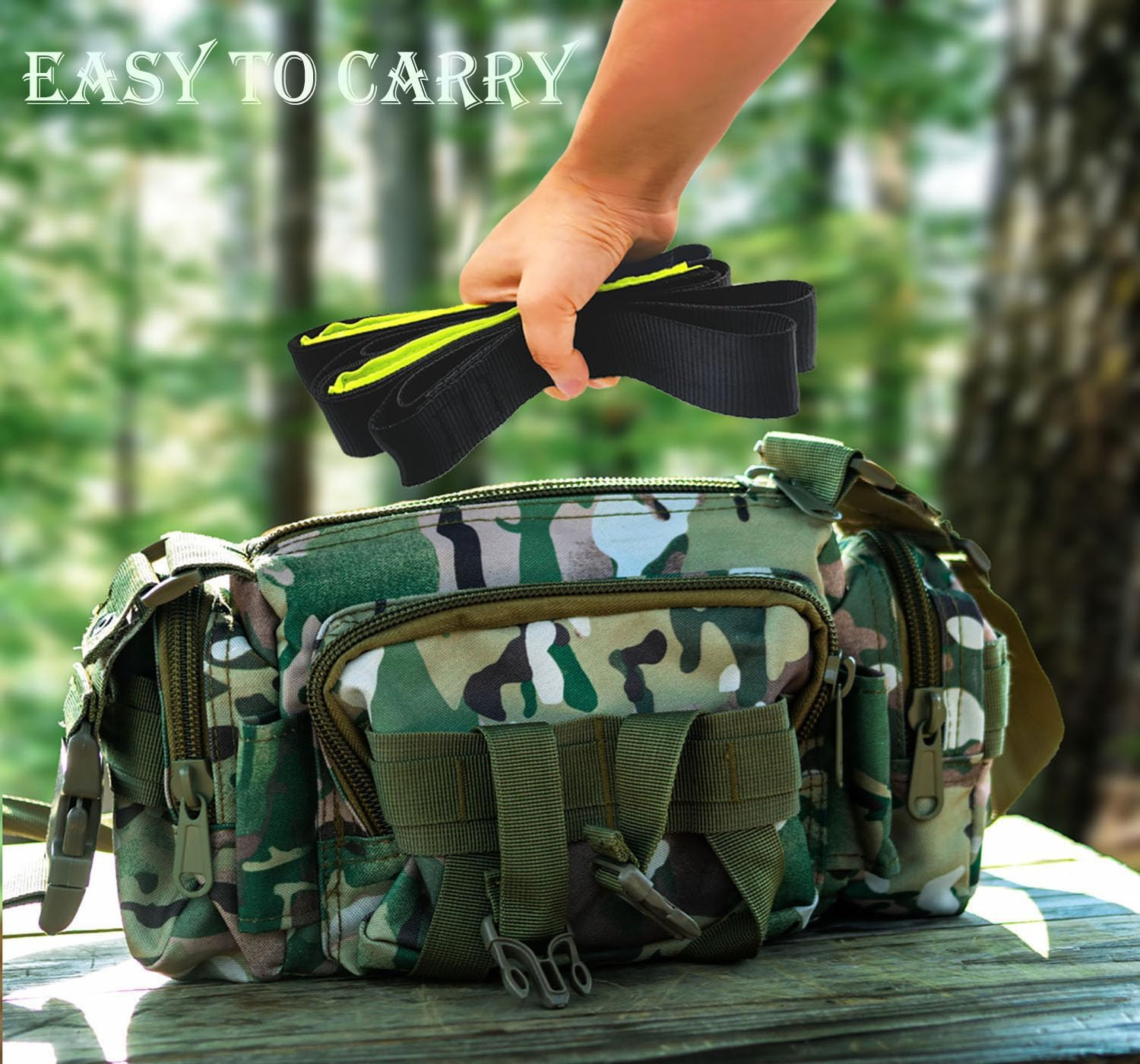 CRAFTJOY 2-Step Climbing Stick Aider, Tree Stand Steps,With Reflective Layer We
