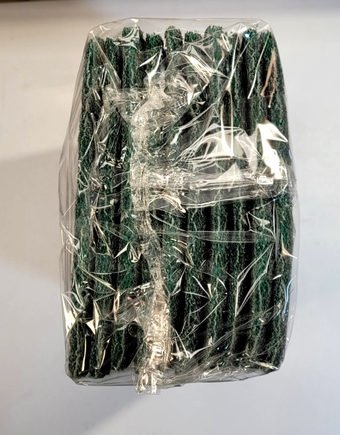 Royal Paper Products RPPS960 Medium-duty Scouring Pad, 6 X 9, Green, 60/carton