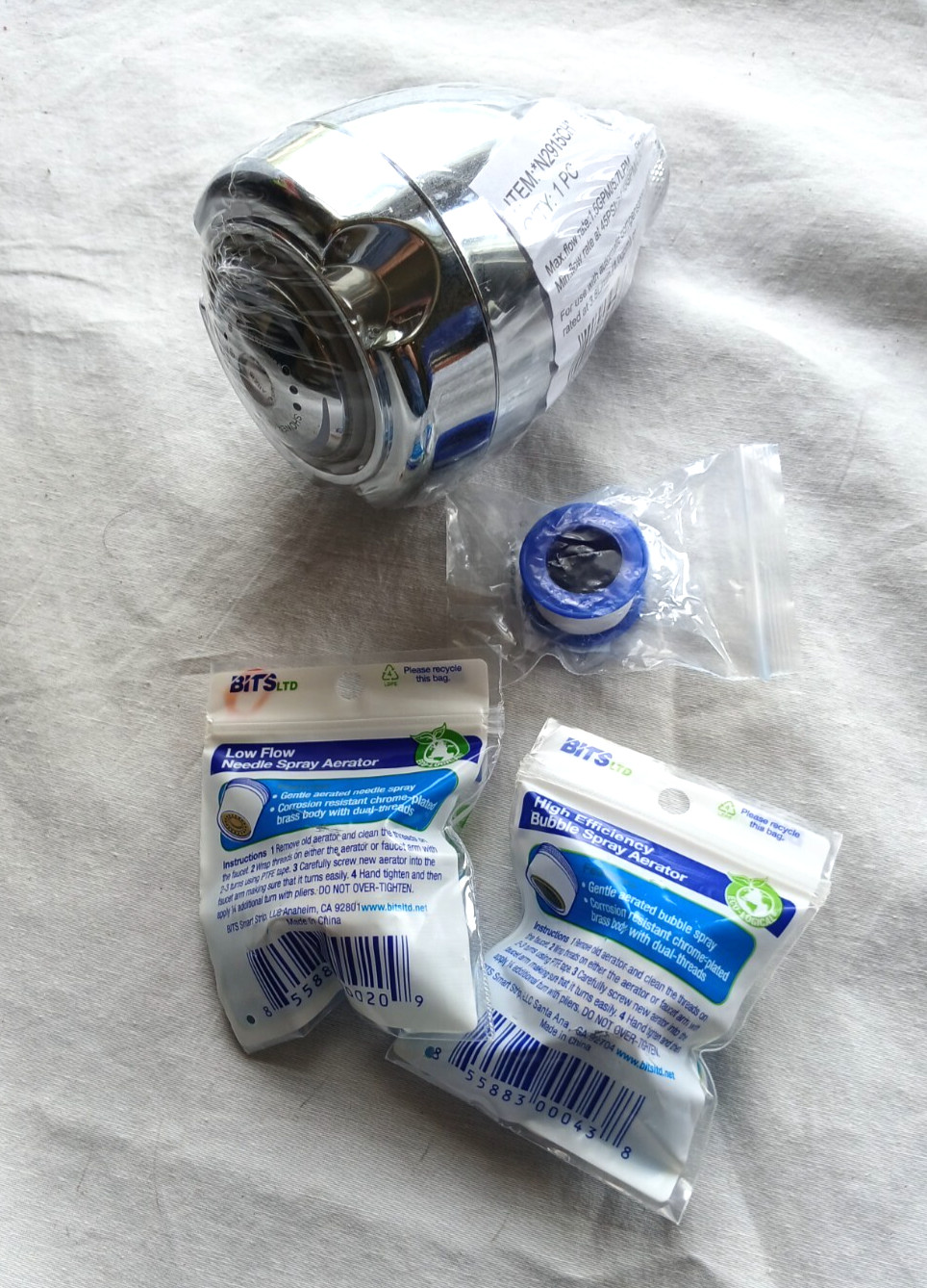 Energy Saving Items: Shower Heat, 2- Spray Aerators - Brand New