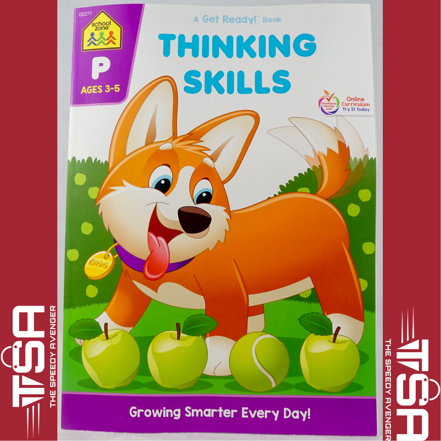 School Zone - Thinking Skills Workbook - 64 Pages, Ages 3 to 5, Preschool to K