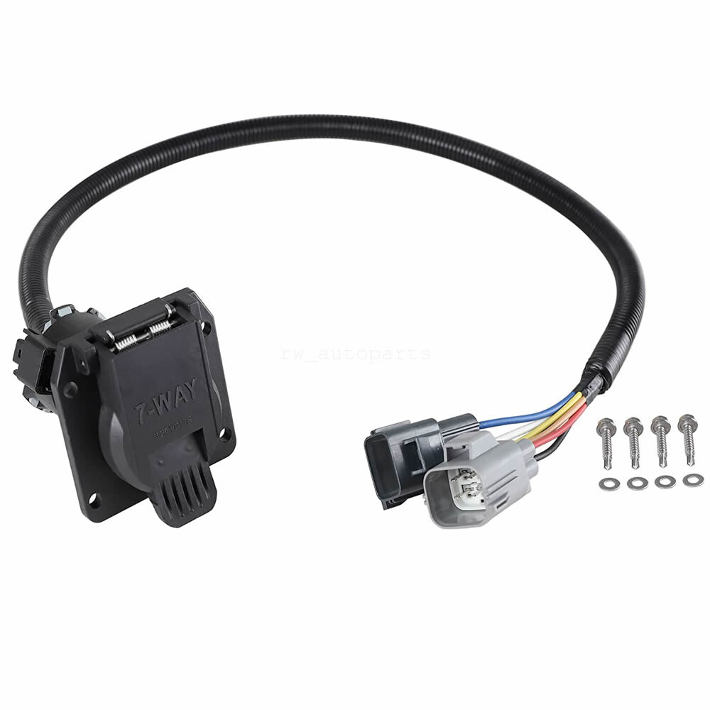 7 Way Trailer Wire Connector For 2020-24 Ford F-250 F-350 with Factory Tow Plug