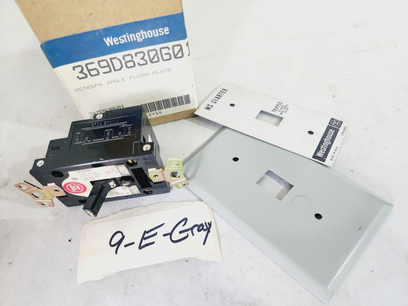 Westinghouse 369D830G01, MST01 Flush Plate Starter Switch