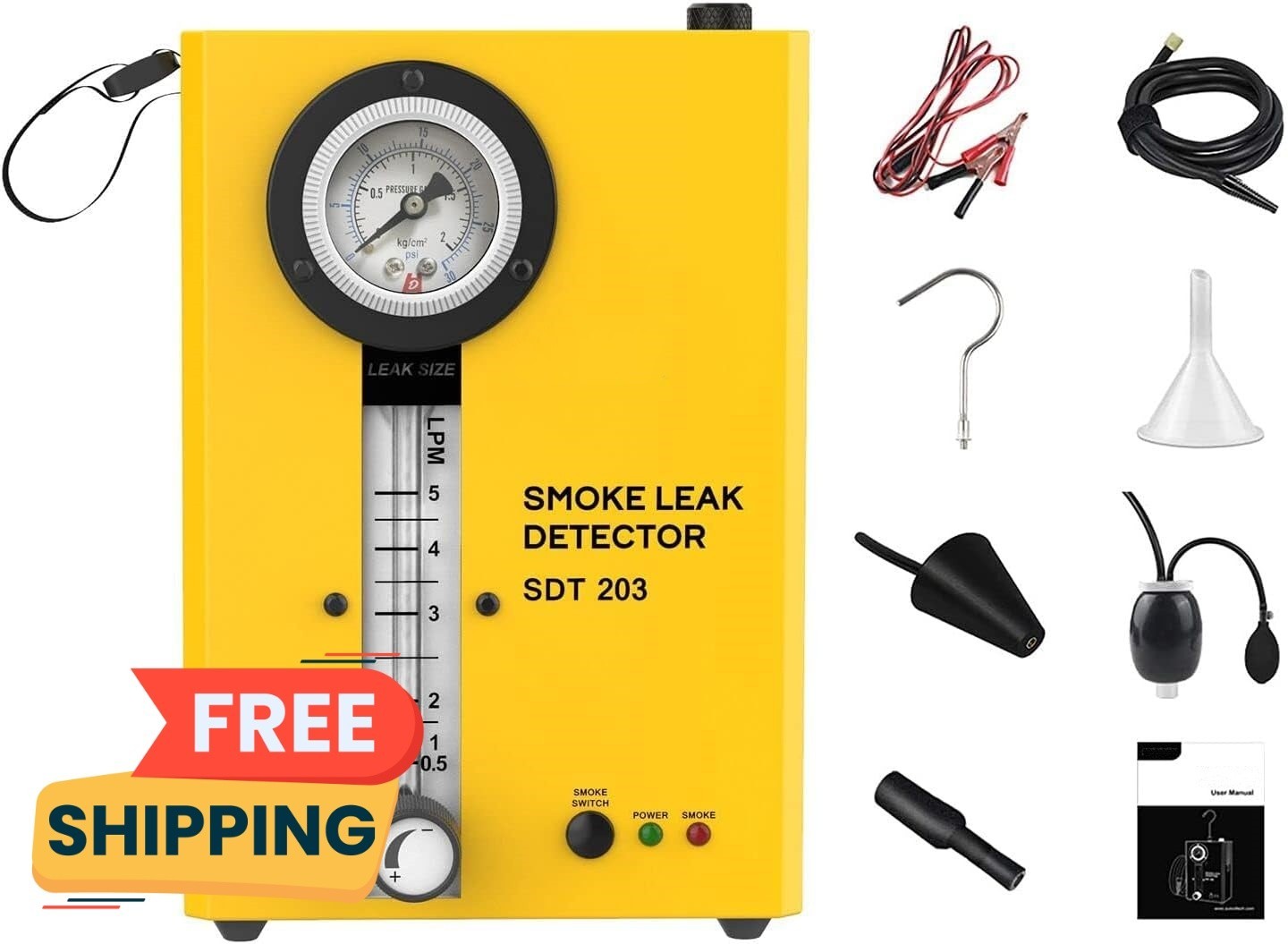 Detector de fugas de humo del sistema EVAP para todos los vehículos de 12 V DC
