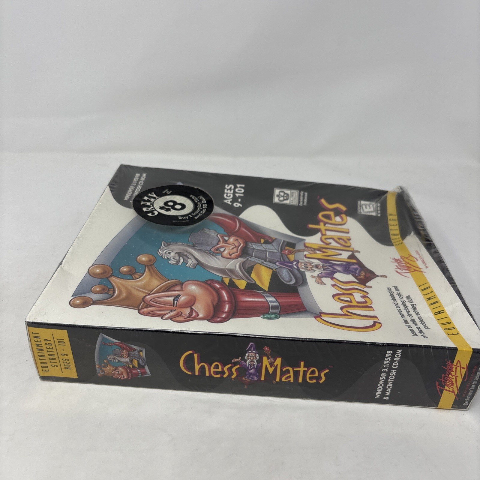 Sealed Vintage Chess Mates by Interplay PC/Mac CD-ROM 1998 Big Box Game Software