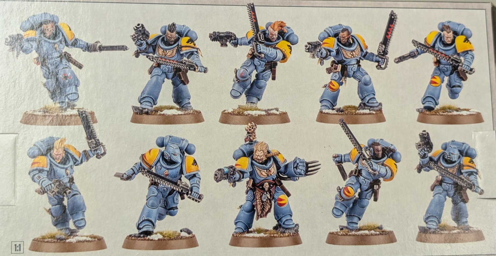 5x Space Wolves Blood Claws, Primaris Lieutenant, 40K