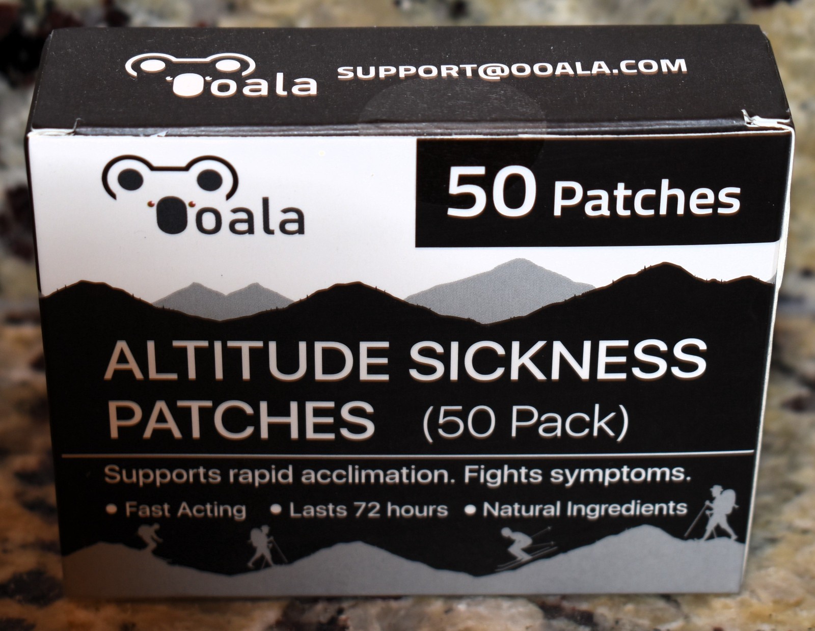 Altitude Sickness Prevention Patches - 50 Patches - Brand New
