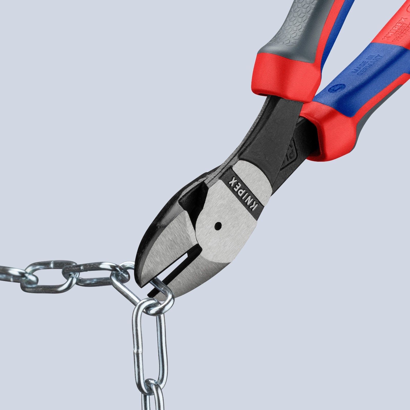 KNIPEX 74 22 250 SBA 10" High Leverage 12° Angled Diagonal Cutters