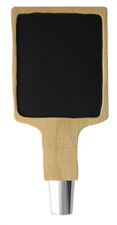 Rustic Carved Tap Handle with Chalkboard Surface - Short 6" - Tap Boards