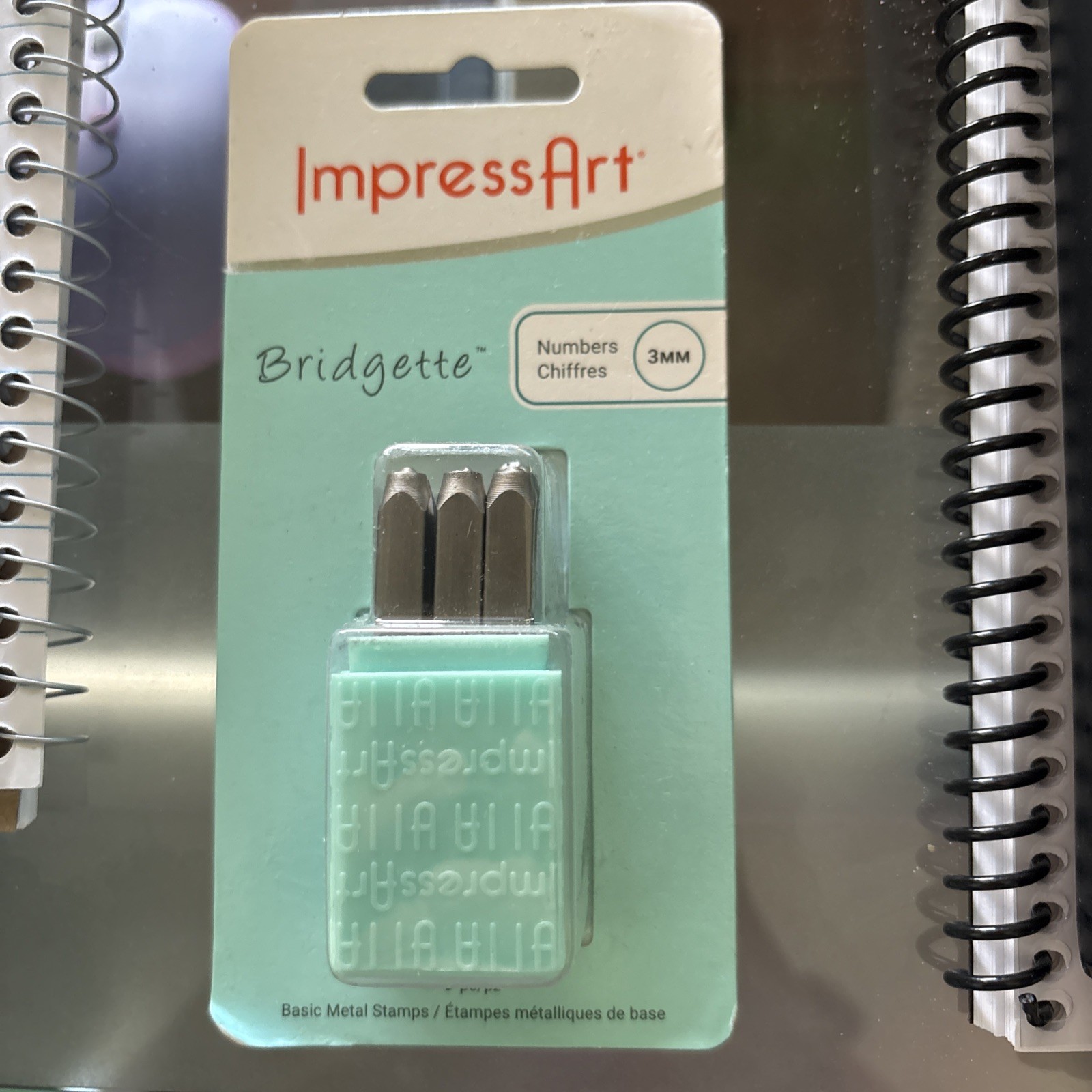 ImpressArt BASIC METAL STAMPS Bridgette Numbers 3MM