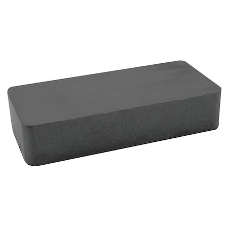 Block Magnet, 15 Lb. Pull,  10E789