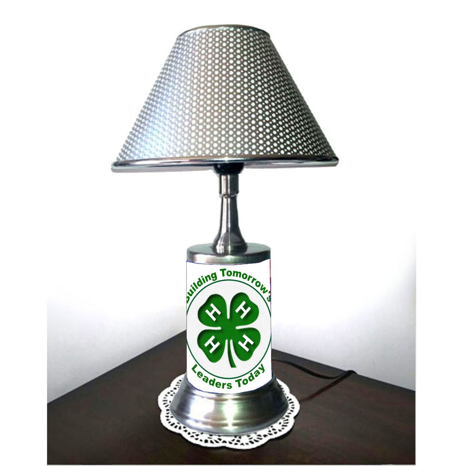 4-H Lamp Table Lamp with Shade Desk Light Room Decor