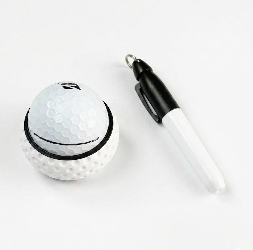 APEX ALIGN360™ Golf Ball Alignment Tool - Golf Ball Line Marker 360 Degree