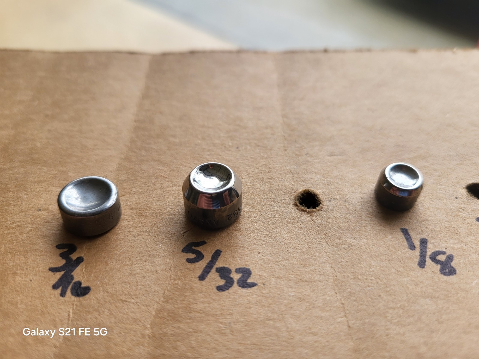 3 PC Rivet squeezer Set button head