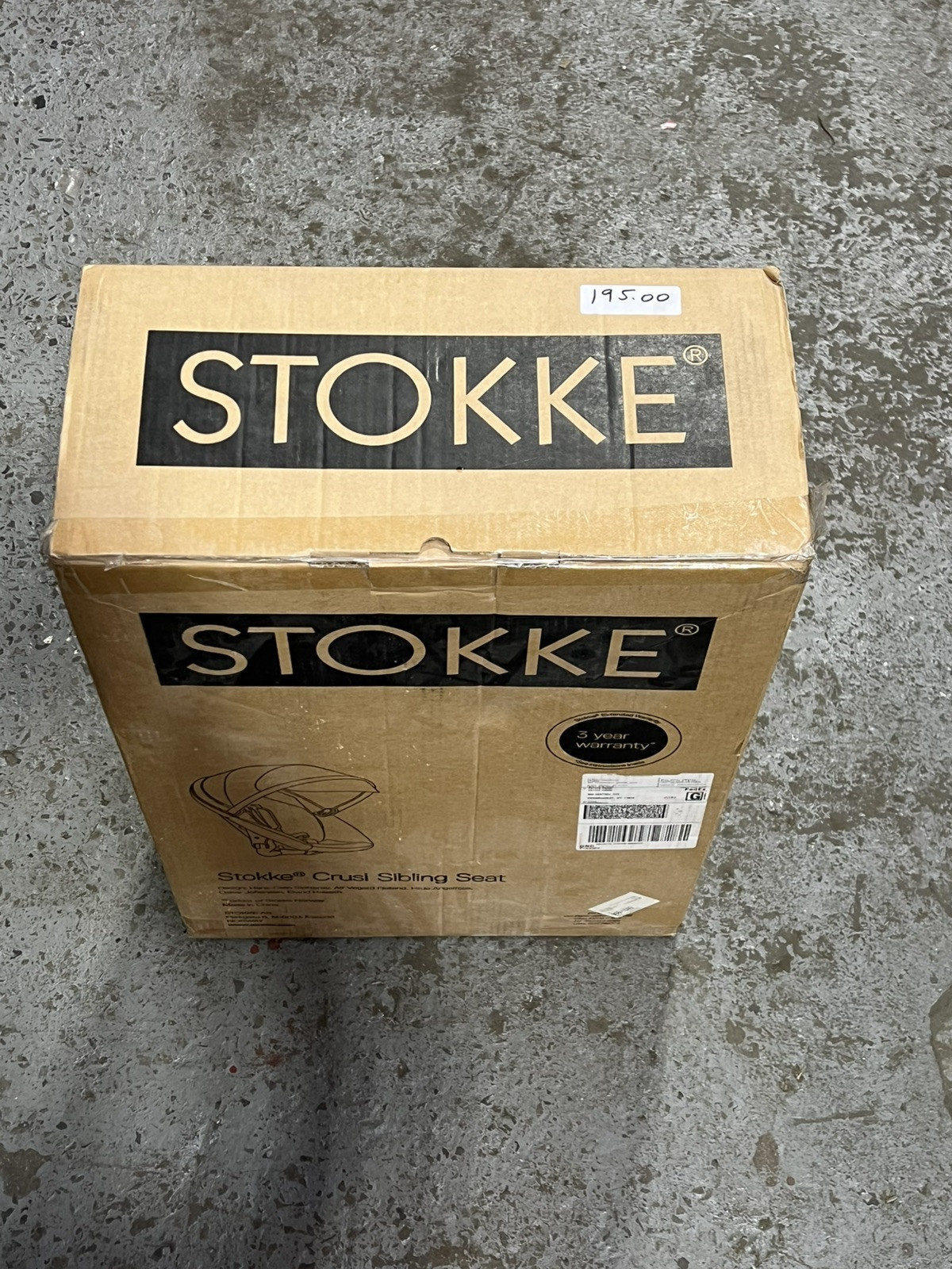 Stokke Crusi Sibling Seat 816559119601 Black