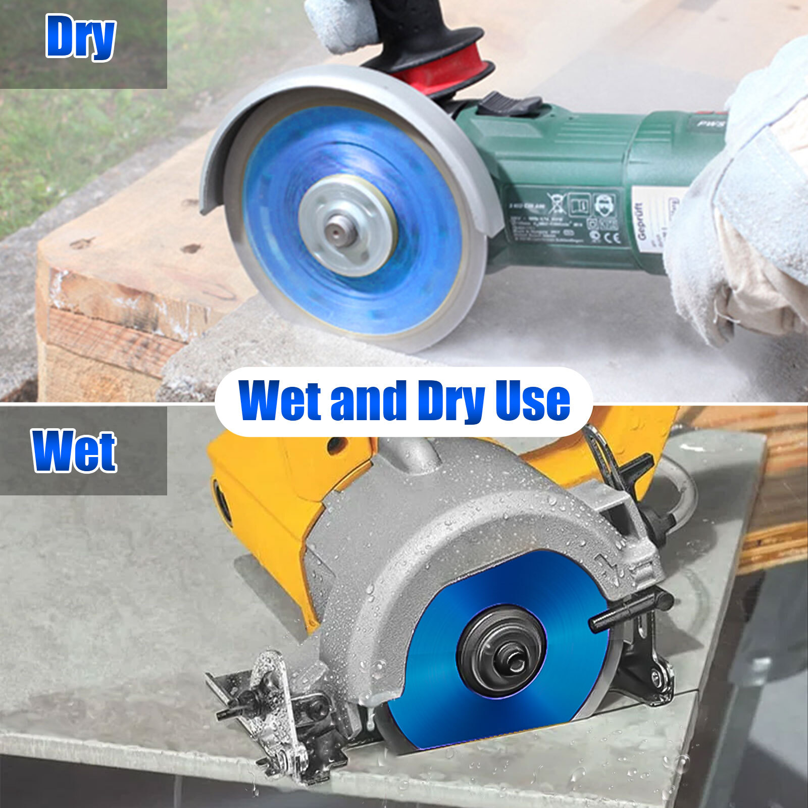 4/4.5inch Porcelain Tile Turbo Diamond Dry Cutting Saw Blade/Disc Grinder Wheel