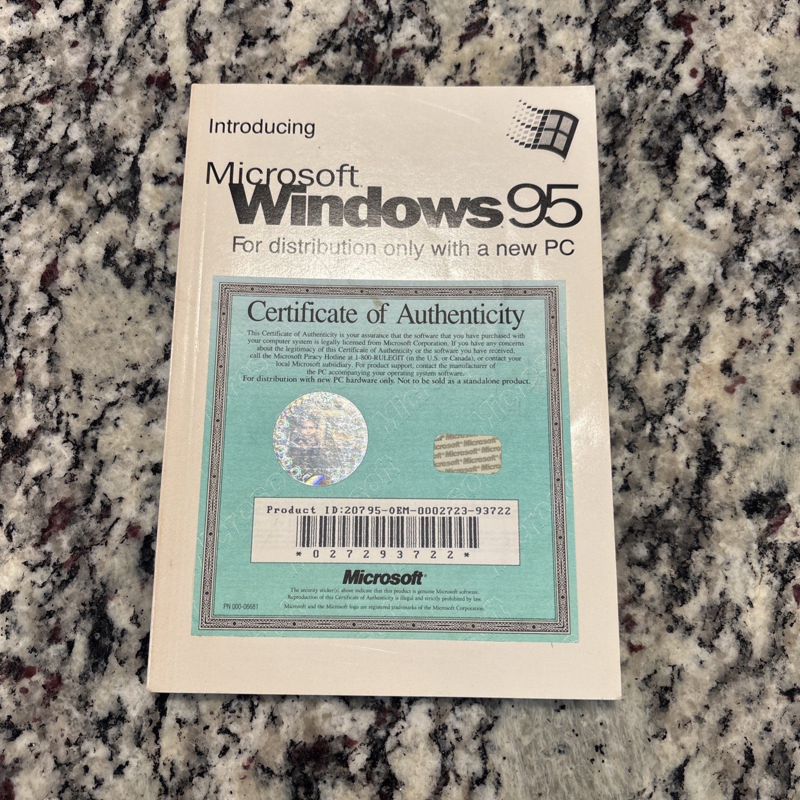 Introducing Microsoft Windows 95 Book