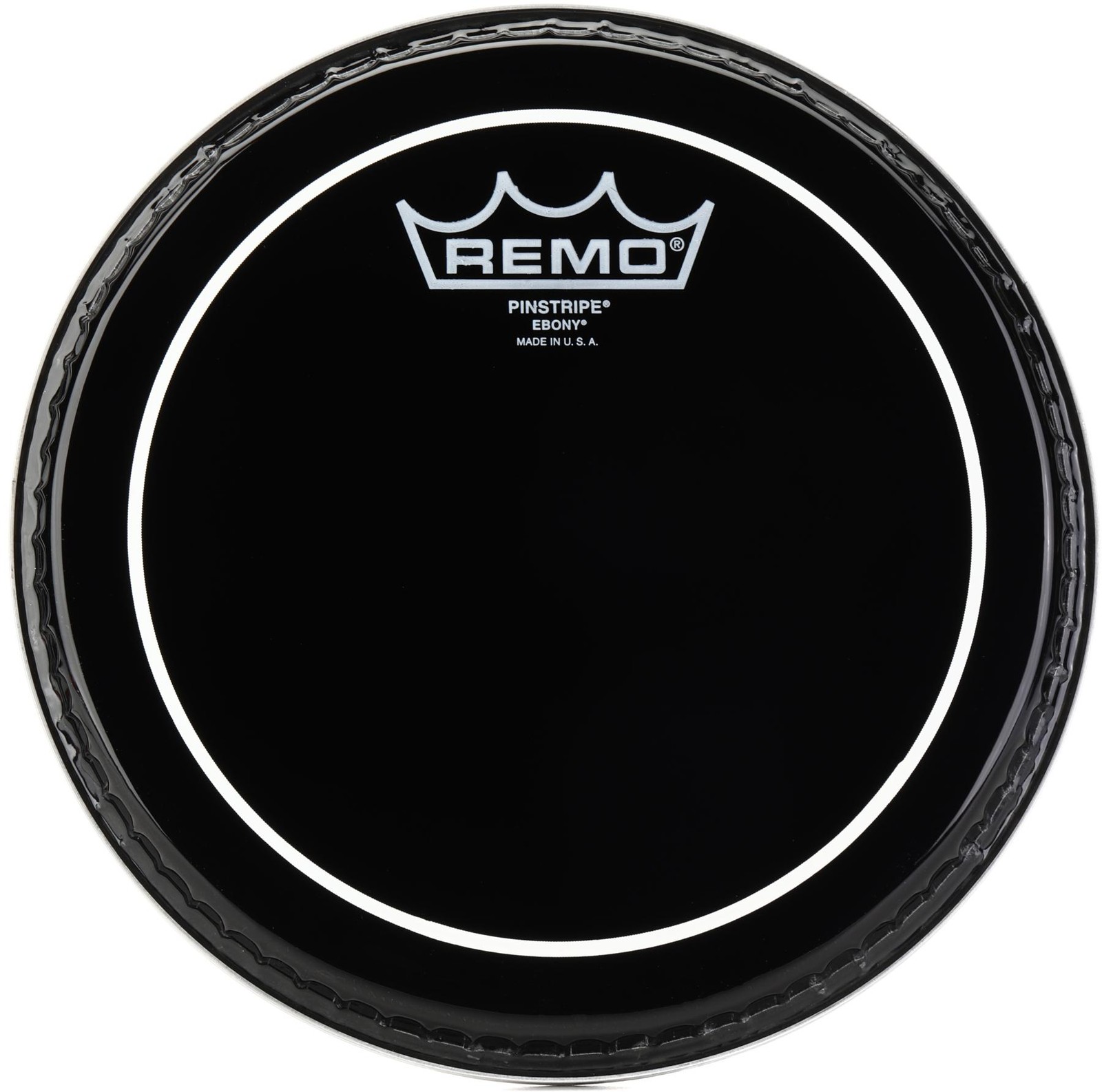 Remo Ebony Pinstripe Drumhead - 8"