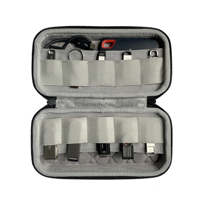 Organizer Case Carry Storage Box Cover For 10 PCS U-Disk Holder USB Flash Drive