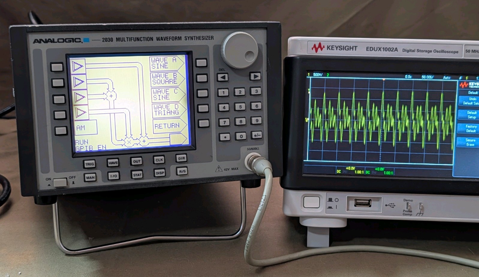 Analogic 2030A Arbitrary Waveform/Function Generator 50MS/s, 20 Volts P-P, GPIB