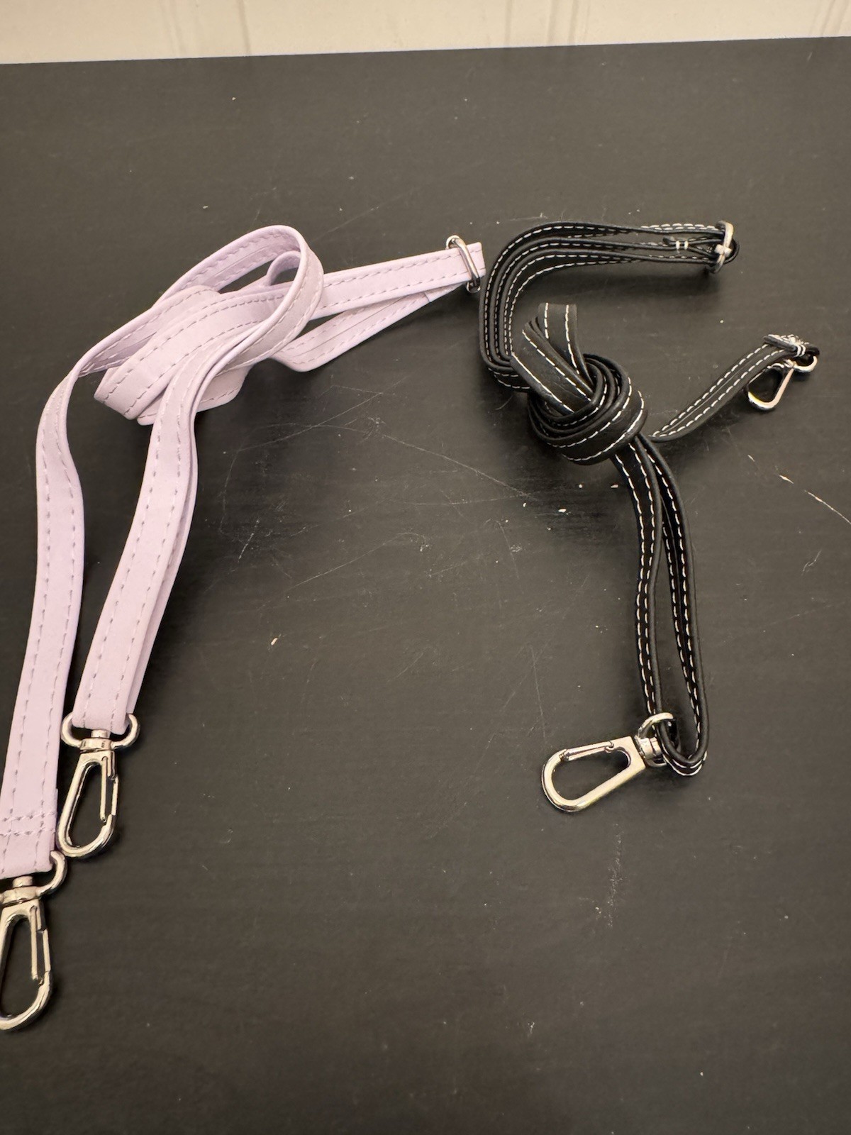 Fujifilm Fuji Instax Camera Straps Set Of 2 Purple Black New