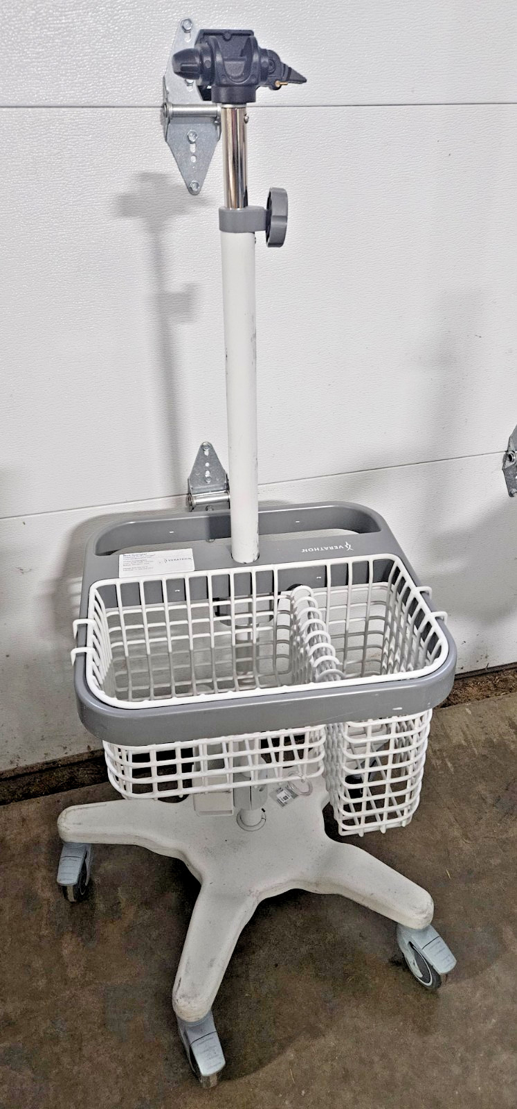Verathon Glidescope Wheeled Cart, 0800-0537, For AVL/ GVL W/Monitor Bracket.