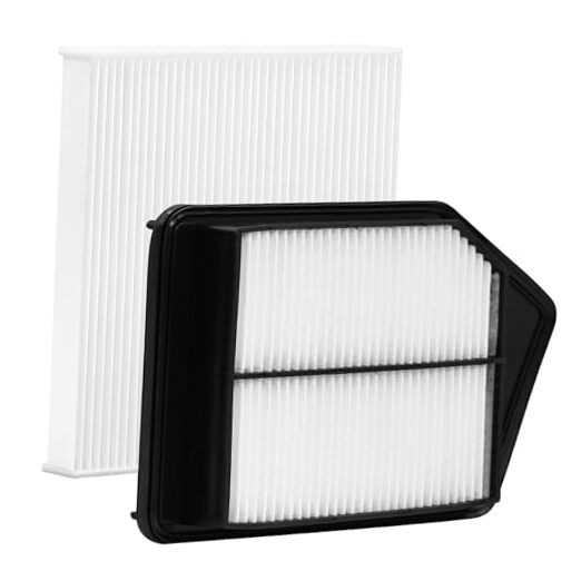 White Cabin Filter & Engine Air Filter Kit for Acura TLX 2.4L L4 2020 2019
