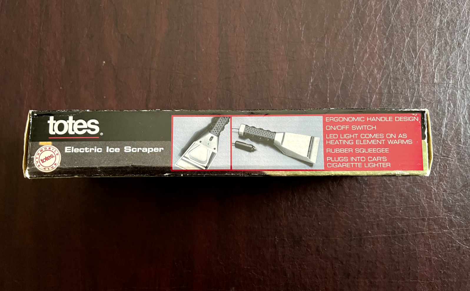 Totes Electric Ice Scraper 12v Heated Windshield Scraper Auto Squeegee LED Light