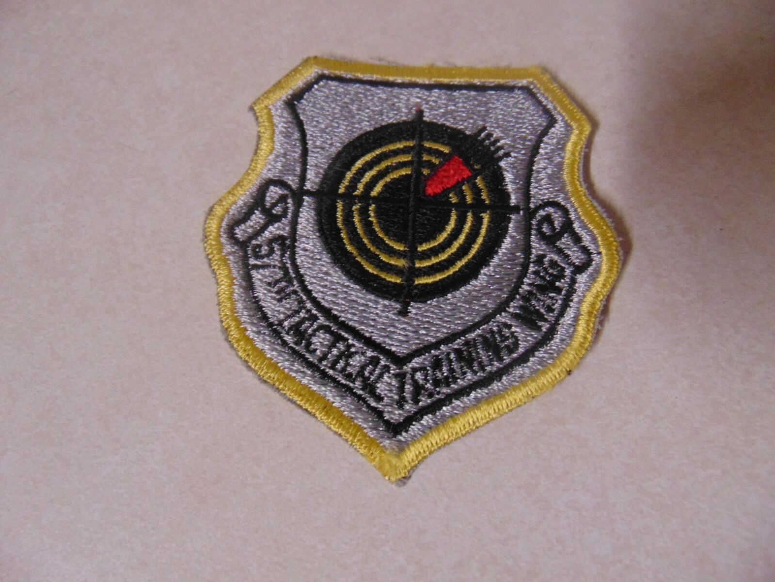 MILITARY PATCH SEW ON OLDER POCKET US AIR FORCE 57TH TACTICAL TRAINING WING