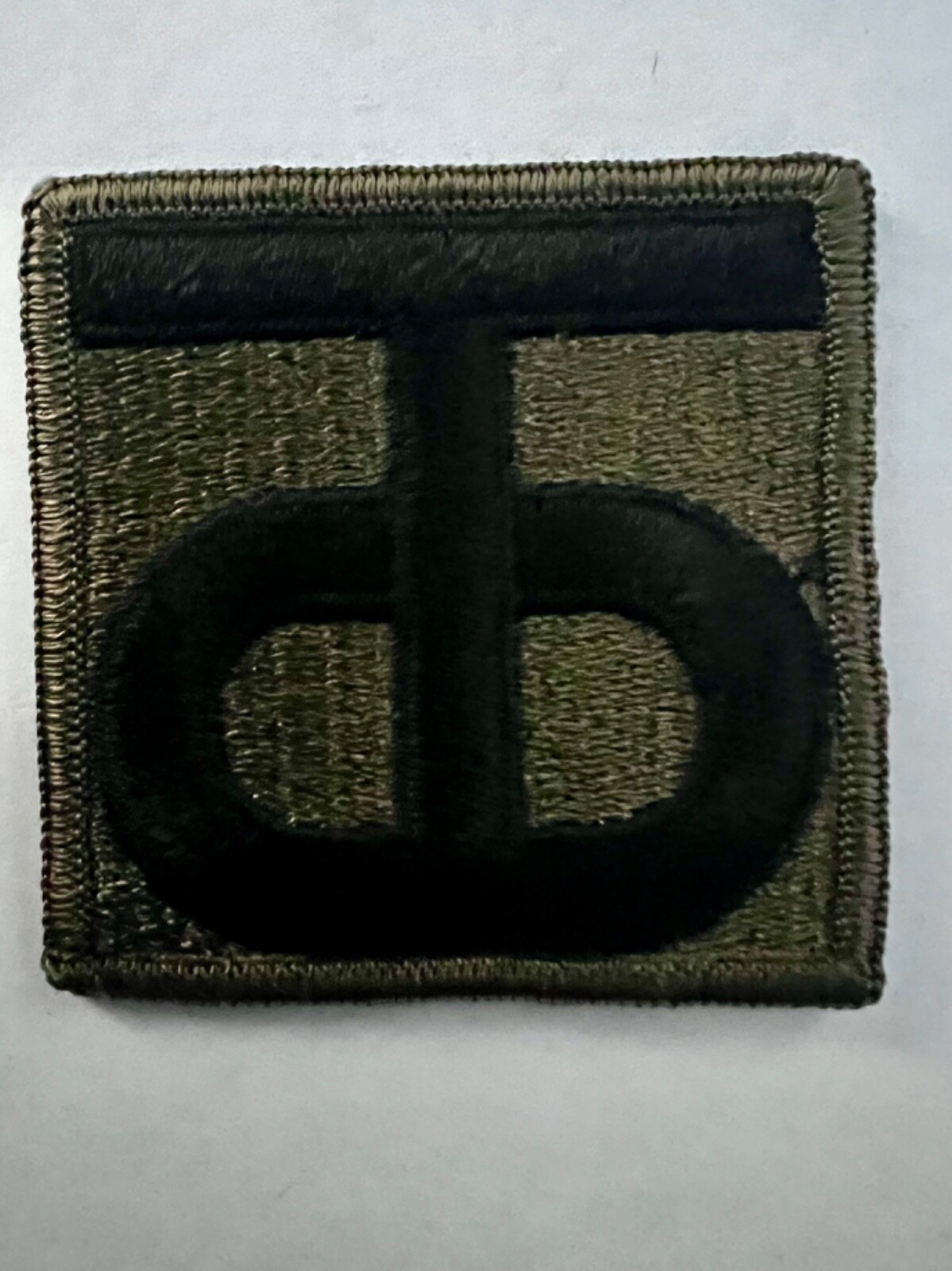 90th Division Subdued US Army Patch