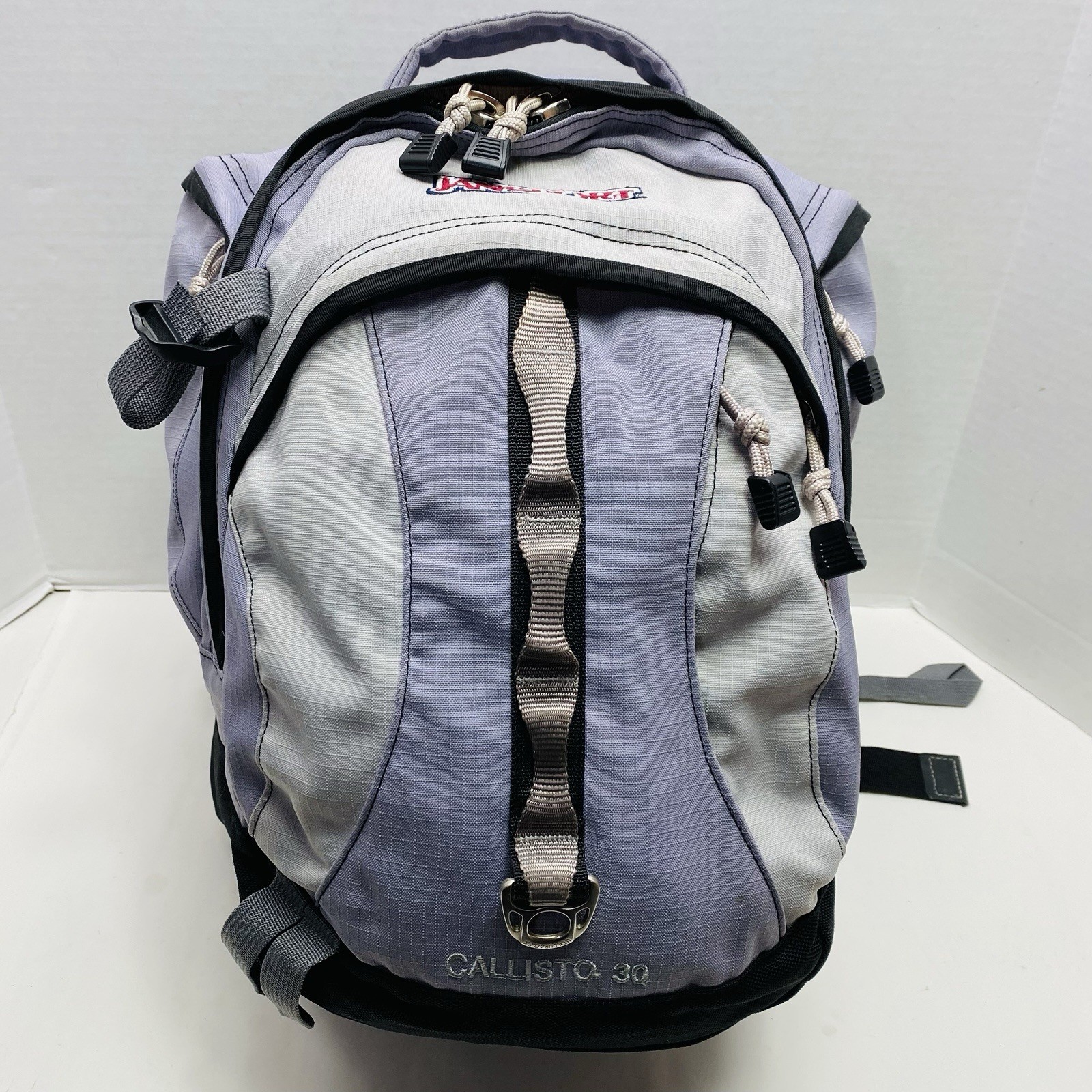 Jansport Vtg Y2K Callisto 30L Hiking Hydration Backpack Daypack Womens Lavender