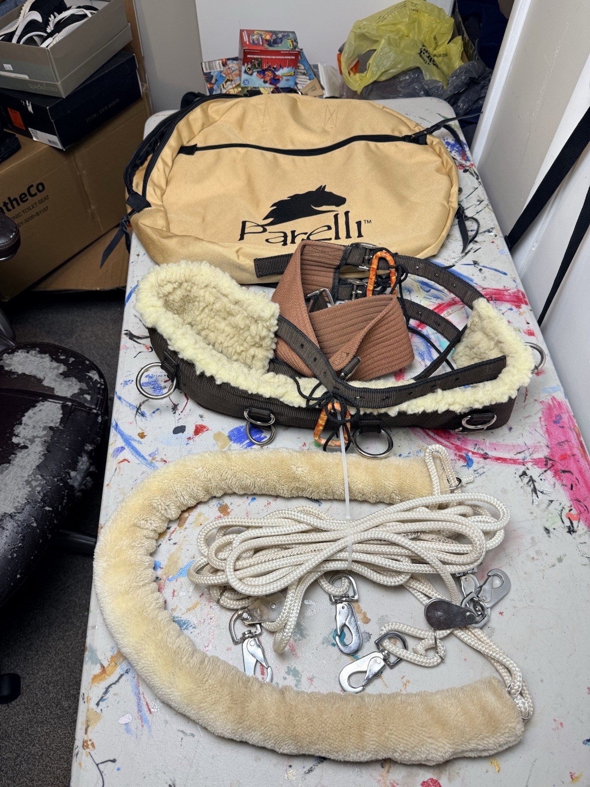 Parelli Natural Horsemanship Training Surcingle & Long Line System w/ Carry Bag