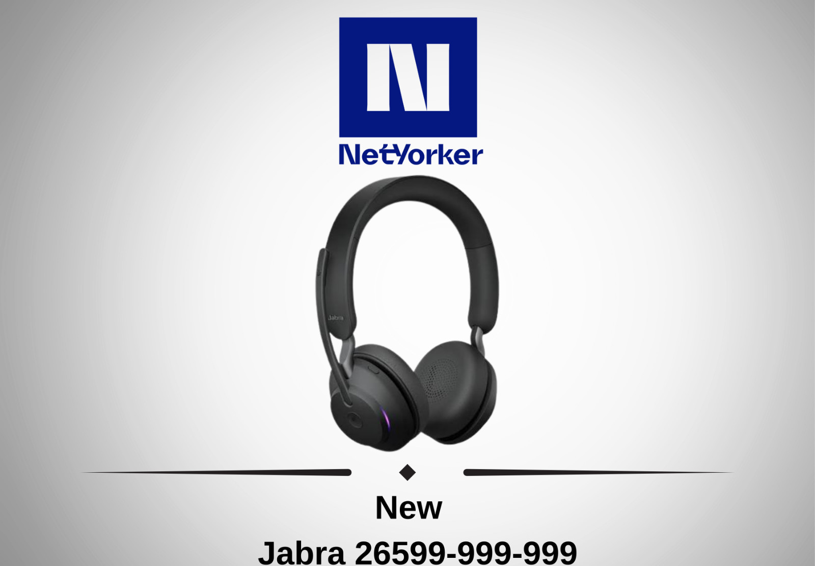 NEW Jabra Evolve2 65 26599-999-999 MS Stereo Wireless Headset USB-A