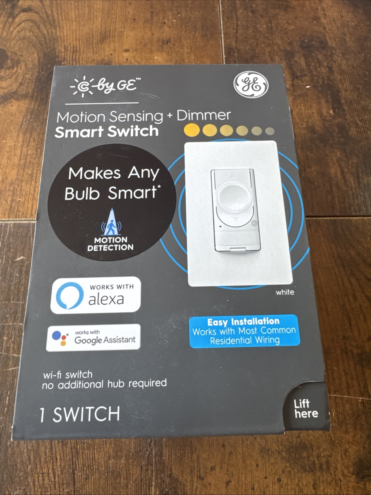 OEM GE Motion Sensing + Dimmer Smart Switch WiFi Switch Replacement App Control