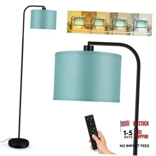 Dimmable Floor Lamp for Living Room,Arc Remote Control Sofa Green