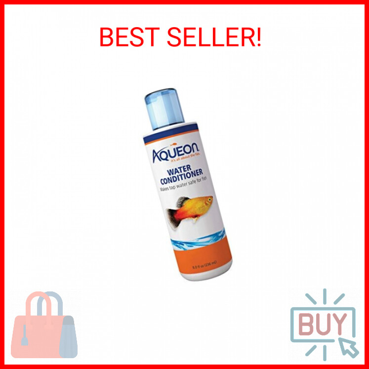 Aqueon Aquarium Water Conditioner Bottle, 8 Ounces