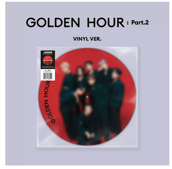 ATEEZ - GOLDEN HOUR : Part 2 (Limited Edition, Picture Vinyl LP) - USED !!!