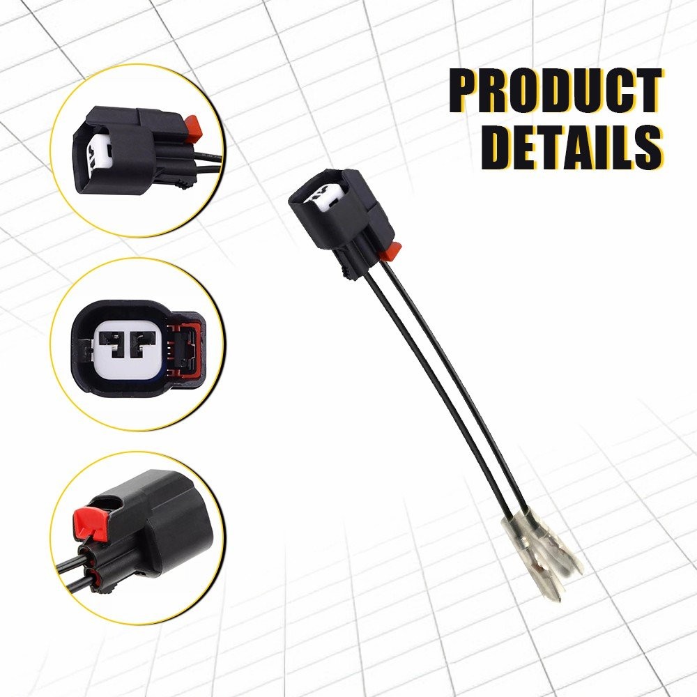 2X Side Marker Light Plugs Wire Harness For Dodge 2015-up Challenger Replacement
